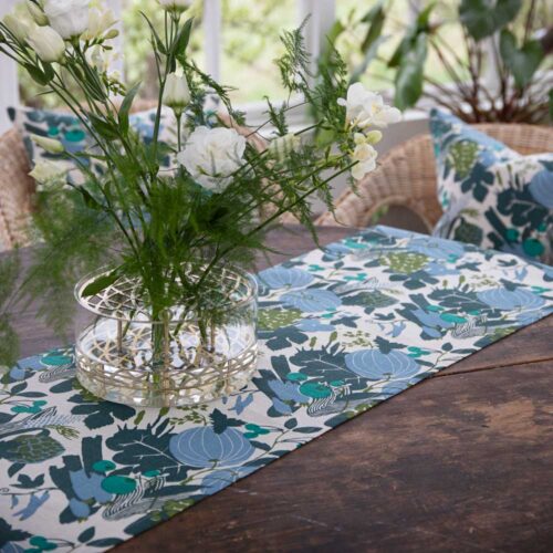 Table runner i melontekstil